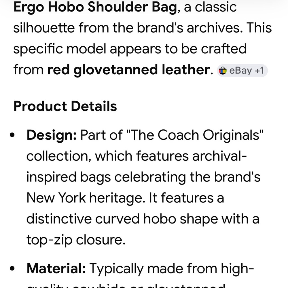 Coach Cherry Red Hobo Bag - Picture 13 of 15
